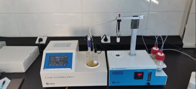 營口康輝石化購買我公司V310S-KHF卡氏加熱爐水分儀檢測PBS中的水分 營口康輝石化購買我公司V310S-KHF卡氏加熱爐水分儀檢測PBS中的水分