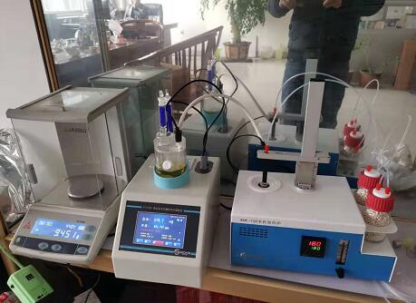 大千膠業購買我公司V310S-KHF檢測MS膠基料中的水分 大千膠業購買我公司V310S-KHF檢測MS膠基料中的水分