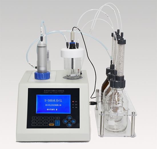 采用S-300卡爾費(fèi)休水分測(cè)定儀測(cè)定1-萘甲醚中的水分含量。 采用S-300卡爾費(fèi)休水分測(cè)定儀測(cè)定1-萘甲醚中的水分含量。