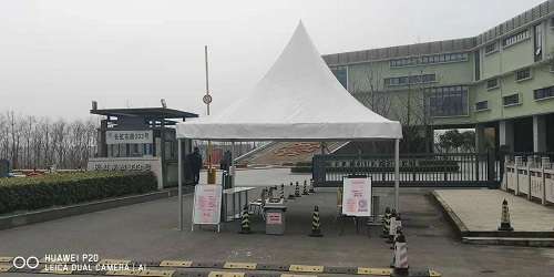 靈通篷房公司有三米到五米防疫.篷房、安檢篷房現(xiàn)貨